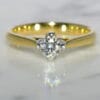 round diamond solitaire ring