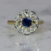 18ct sapphire and diamond ring