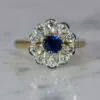 18ct sapphire and diamond ring