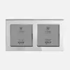 sterling silver twin photo frame
