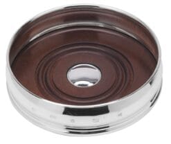 silver wine bottle coaster