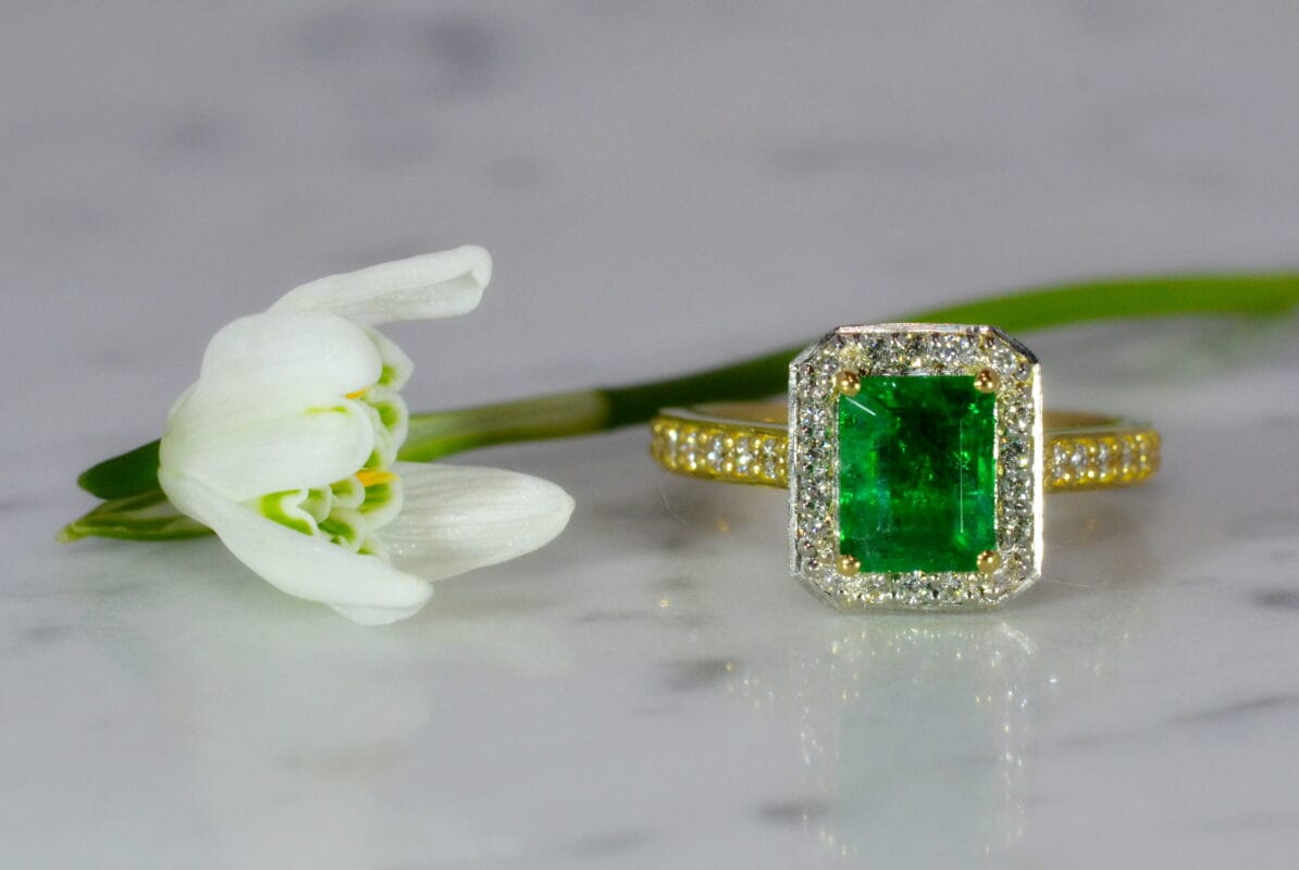 a bespoke gemstone ring
