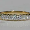 half eternity diamond ring