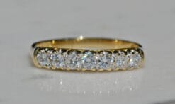 half eternity diamond ring