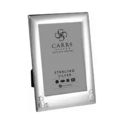 Sterling Silver 6 x 4 Teddy Bear Photograph Frame - Carrs Silver