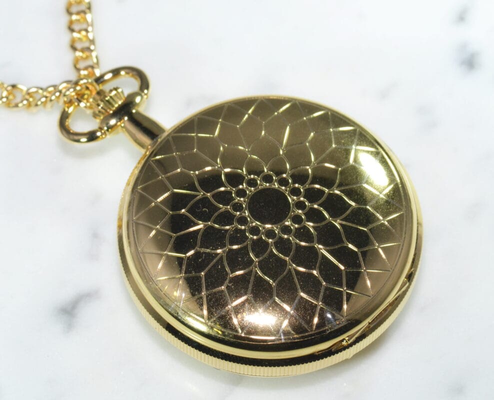 elizabeth tower gold locket