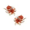 Saturno Silver Octopus Cufflinks