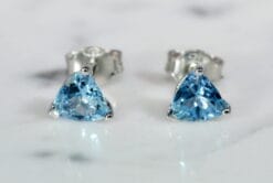 aquamarine gemstone earrings