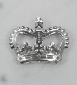sterling silver crown pendant