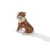 sterling silver miniature bulldog figurine