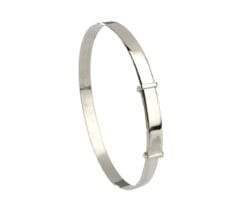 Sterling Silver Adjustable Childrens Bangle
