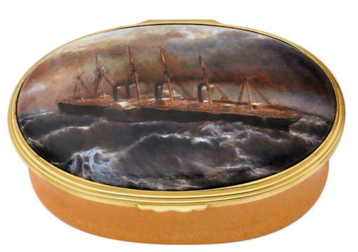 Halcyon Days Limited Edition Brunel Great Eastern Enamel Box