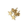 9 Carat Yellow Gold Star Stud Earrings