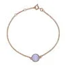 9 Carat Red Gold and Amethyst Bracelet