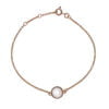 9 Carat Red Gold and Moonstone Bracelet