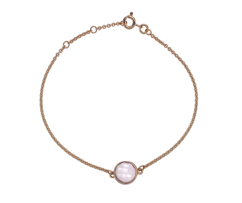 Tadd Art Minerals Rose Quartz Sphere 4 mm Bracelet : Amazon.co.uk: Fashion