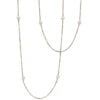 9 Carat Yellow Gold 28 Inch Freshwater Pearl Necklace from Curteis