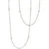 9 Carat Yellow Gold 28 Inch Freshwater Pearl Necklace from Curteis