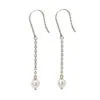 9 Carat Yellow Gold and Freshwater Pearl Drop Earrings from Curteis
