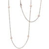 9 Carat Red Gold 28 Inch Pink Freshwater Pearl Necklace from Curteis