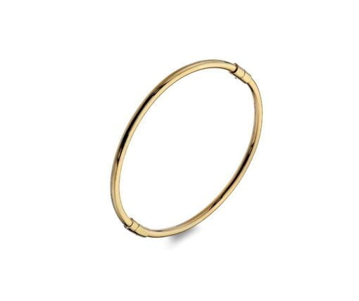 Curteis 9 Carat Yellow Gold Solid Hinged 3mm Bangle