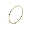 Curteis 9 Carat Yellow Gold Solid Hinged Square Twisted Bangle