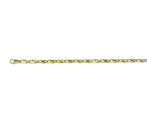9 Carat Yellow Gold Lobster Claw 2 Chain