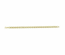 Curteis 18 Carat Yellow Gold Florentine Half Chain