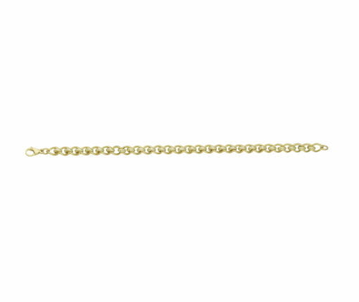 Curteis 18 Carat Yellow Gold Florentine Half Chain