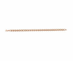 Curteis 9 Carat Red Gold Florentine Half Chain