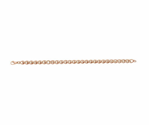 Curteis 9 Carat Red Gold Florentine Half Chain