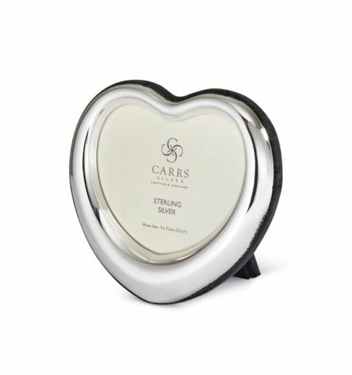 Sterling Silver 3.5 x 3 Heart Photo Frame by Carrs Silver