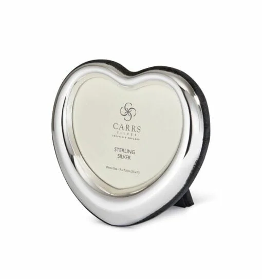 Sterling Silver 3.5 x 3 Heart Photo Frame by Carrs Silver
