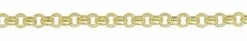 Curteis 9 Carat Yellow Gold Round Belcher Chain