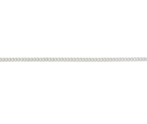Curteis Sterling Silver 2.11mm Close Curb Pendant Chain