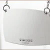 Carrs Sterling Silver Plain Rectangular Decanter Label