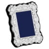 Sterling Silver Trellis Flower Style Antique 2 x 1.5 Photograph Frame - Carrs Silver
