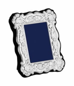 Sterling Silver Trellis Flower Style Antique 2 x 1.5 Photograph Frame - Carrs Silver