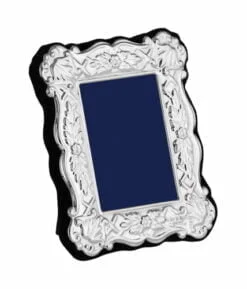 Sterling Silver Trellis Flower Style Antique 2 x 1.5 Photograph Frame - Carrs Silver