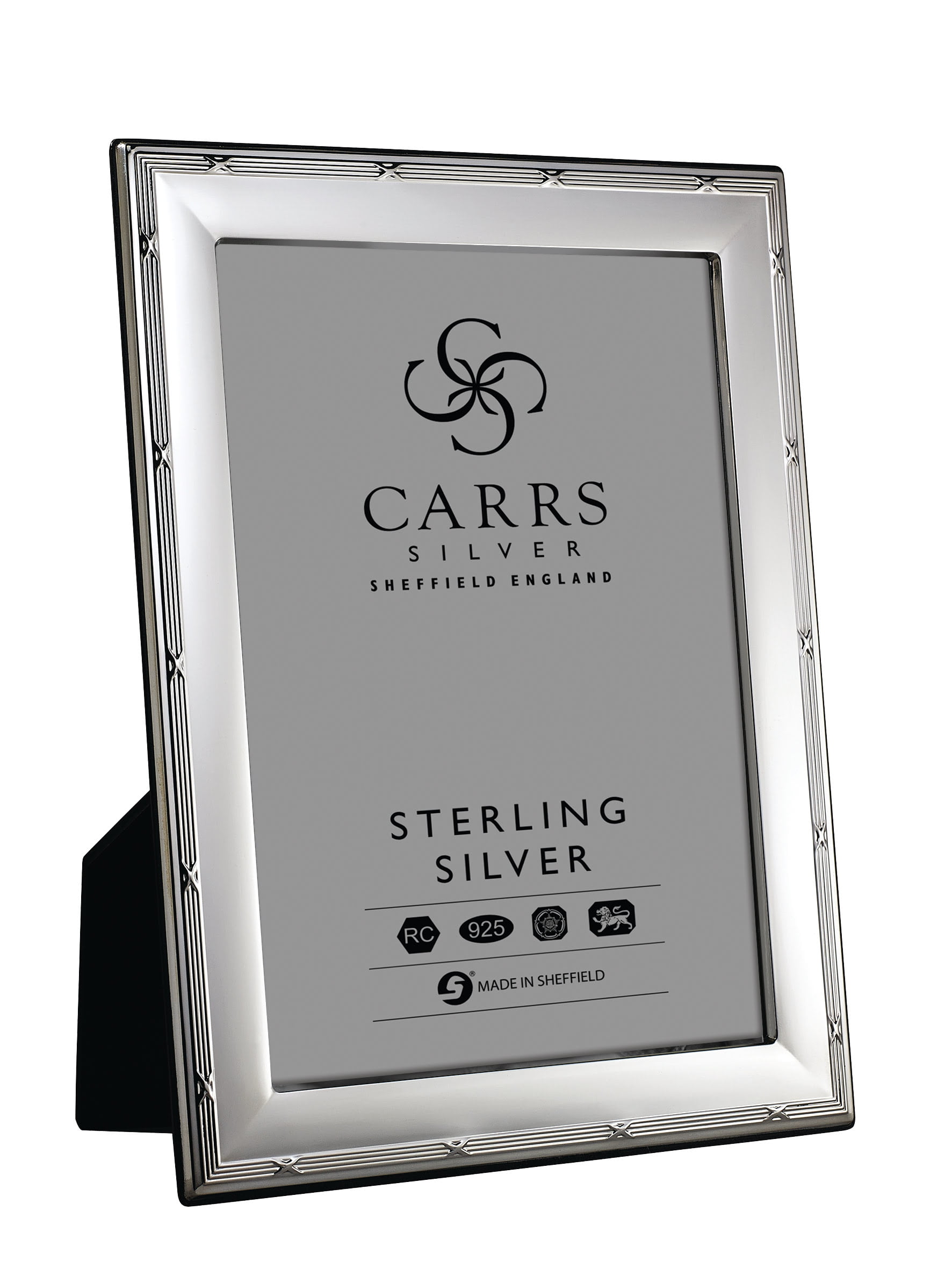 Sterling Silver Reed and Ribbon Berkeley Photograph Frame