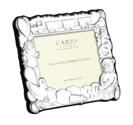Sterling Silver Childrens 3 X 4 Inch Decorative Photo Frame from Carrs Silver