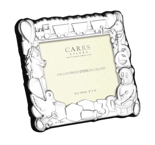 Sterling Silver Childrens 3 X 4 Inch Decorative Photo Frame from Carrs Silver
