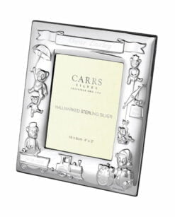 Sterling Silver Bear Motif 4 x 3 Hallmarked Photo Frame by Carrs Silver
