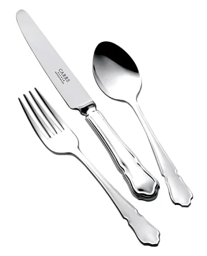 Sterling Silver Dubarry Childrens Cutlery Set by Carrs Silver
