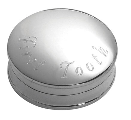 Sterling Silver First Tooth Keepsake Box by Carrs Silver