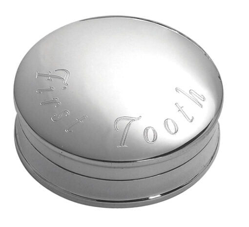 Sterling Silver First Tooth Keepsake Box by Carrs Silver