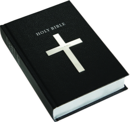 Sterling Silver Leather Cross Bible in Black Carrs Silver