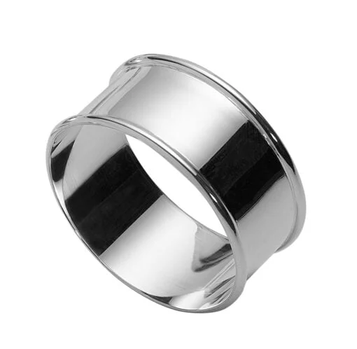 Sterling Silver Plain Napkin Ring from Carrs Silver