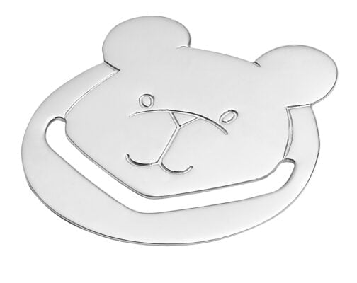 Sterling Silver Bear Bookmark from Carrs Silver