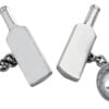 Sterling Silver Cricket Bat and Ball Cufflinks from Carrs Silver